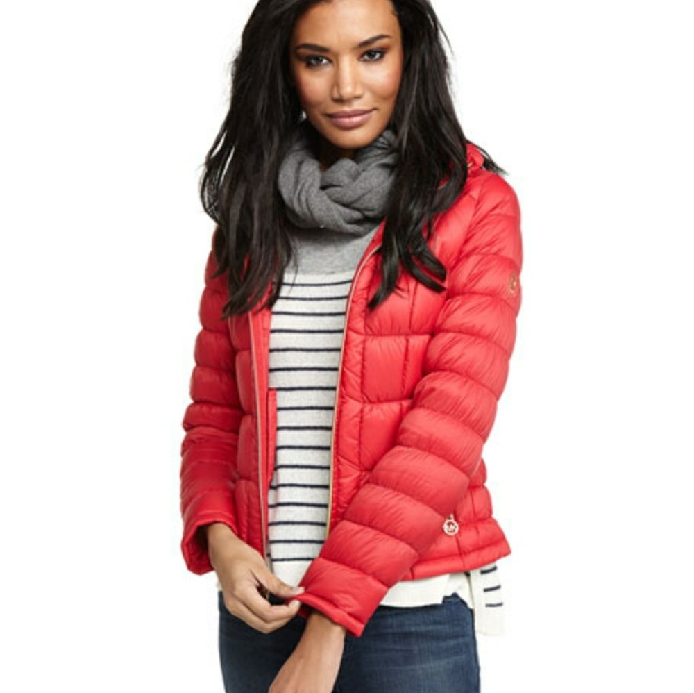 Michael Kors red  nilon jacket